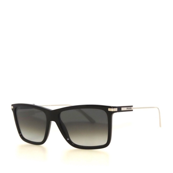Prada 01ZS 01 1AB06T 58 Black Gray Gradient Sunglasses PR01ZS - Picture 1 of 6